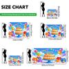 2D Flat Backdrop1pc Balloons Cake Gift Party Backdrop Banner Polyester Wall Decor For Living Room Bedroom Office Outdoor Decor Party