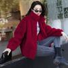 Women S Plus Size Fleece Jacket Open Front Stand Collar Warm Autumn Winter