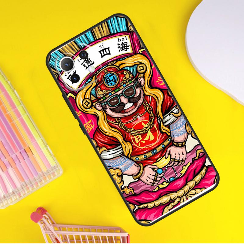 Cat Dragon Rabbit Chinese Style Cover For Xiaomi 14 Ultra 13 11T 12T 13T 14T Pro POCO X7 X6 Pro X3 X5 F3 F5 M6 F6 Pro Case