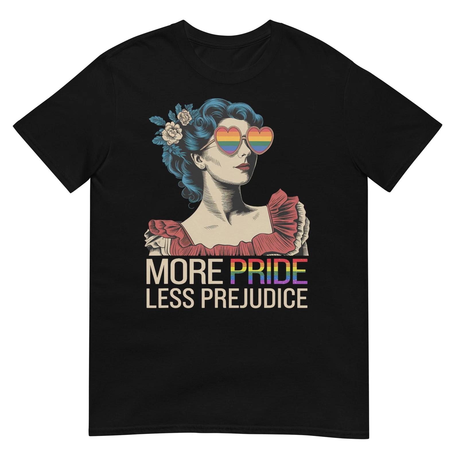 

More Pride Less Prejudice Pride Month LGBTQ T-Shirt XL