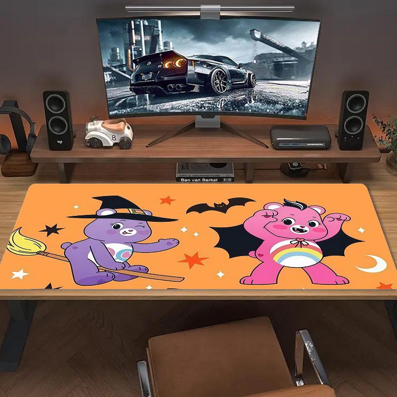 Care Bears2 Print Cushion Non-slip Laptop Tablet Big Mousepad XXL Mat Mini PC Playmat With Lock edge