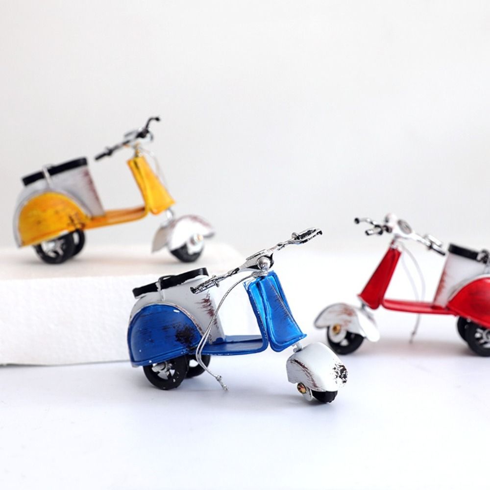 Simulation Small Motorcycle Statue Mini Iron Vehicle Motorcycle Model Motorcycle Model Kids Gifts