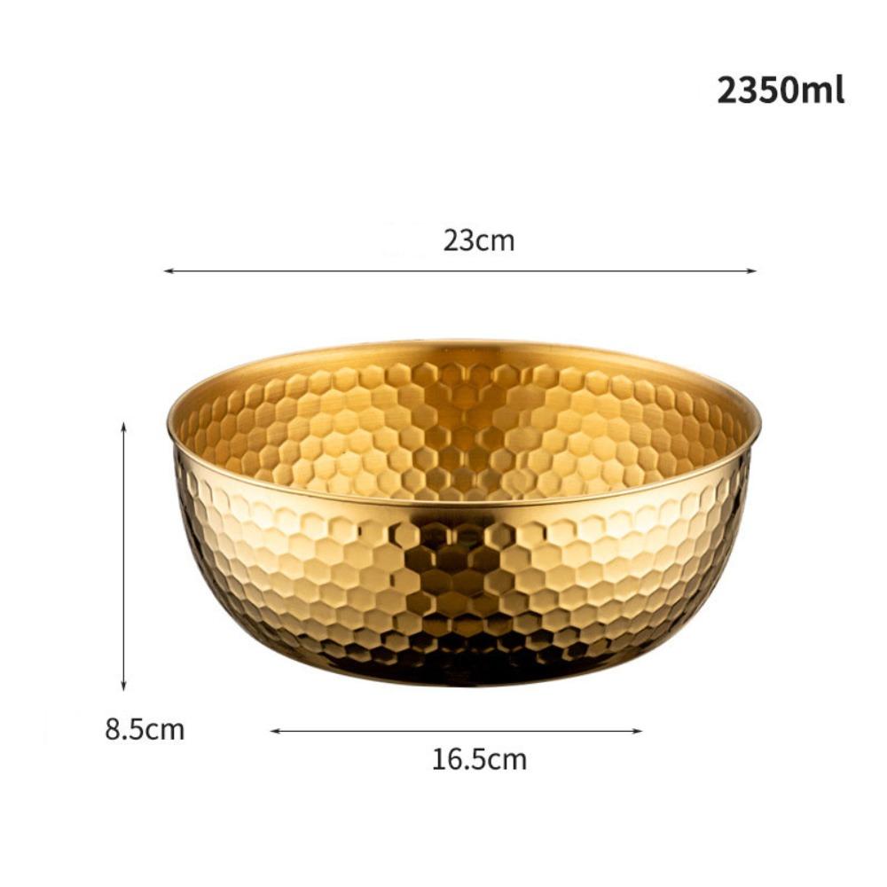 Hammered Wash Basin Large Capacity Washing Basket New Soup Bowl Vegetable
