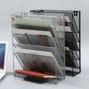 Wall Mount File Holder Metal File Holder Organizer for File Paper Office Accessories Wall Mounted Magazine Rack