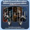 T80 Bone Conduction Headphones Wireless Bluetooth Led Display Earphone Stereo Sports Headset Wireless Headset Bluetooth 6.0