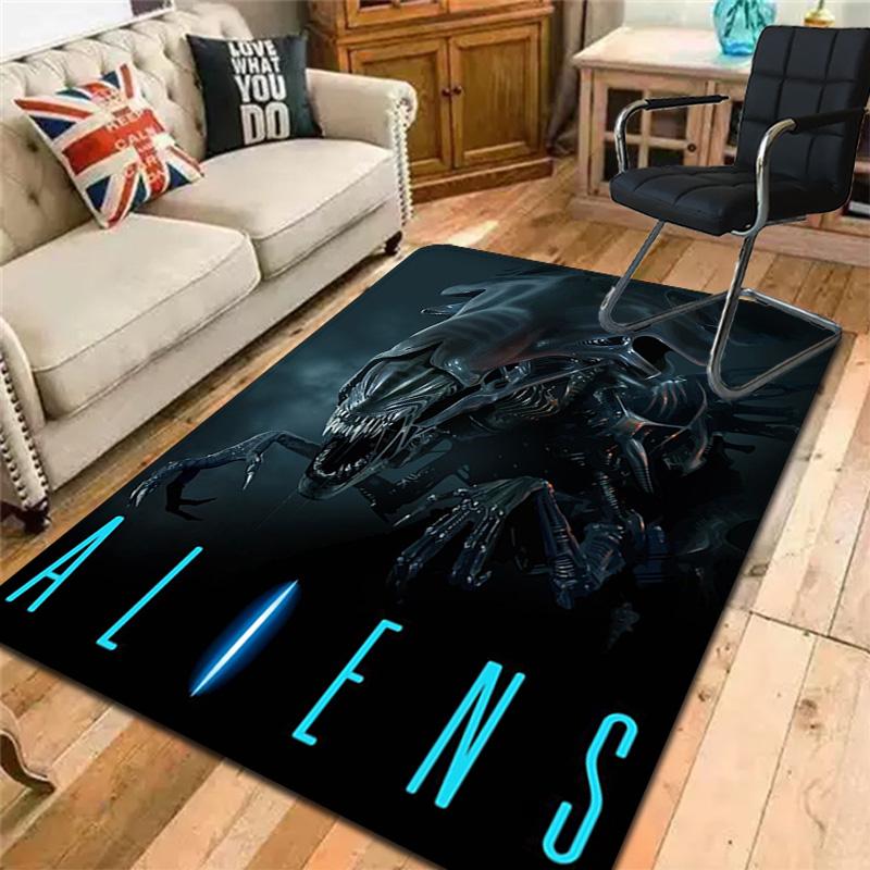Alien Rug Floor Mat for Living Room or Bedroom Soft and Comfortable Carpet a Gift for Birthday and Holiday.SFF0917496