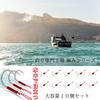 10 Double Feather Assist Hooks with Split Front and Rear Hooks for and Metal Jigs Rings, Jigs, Sabikis, (Medium)