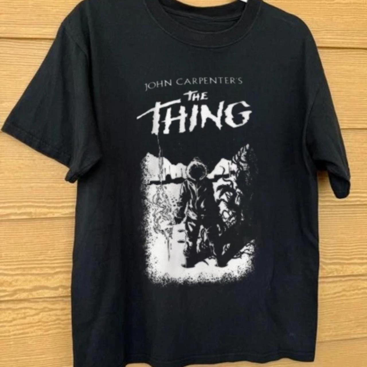 The thing 1982 john carpenter movie tshirt. vintage movie tshirt S
