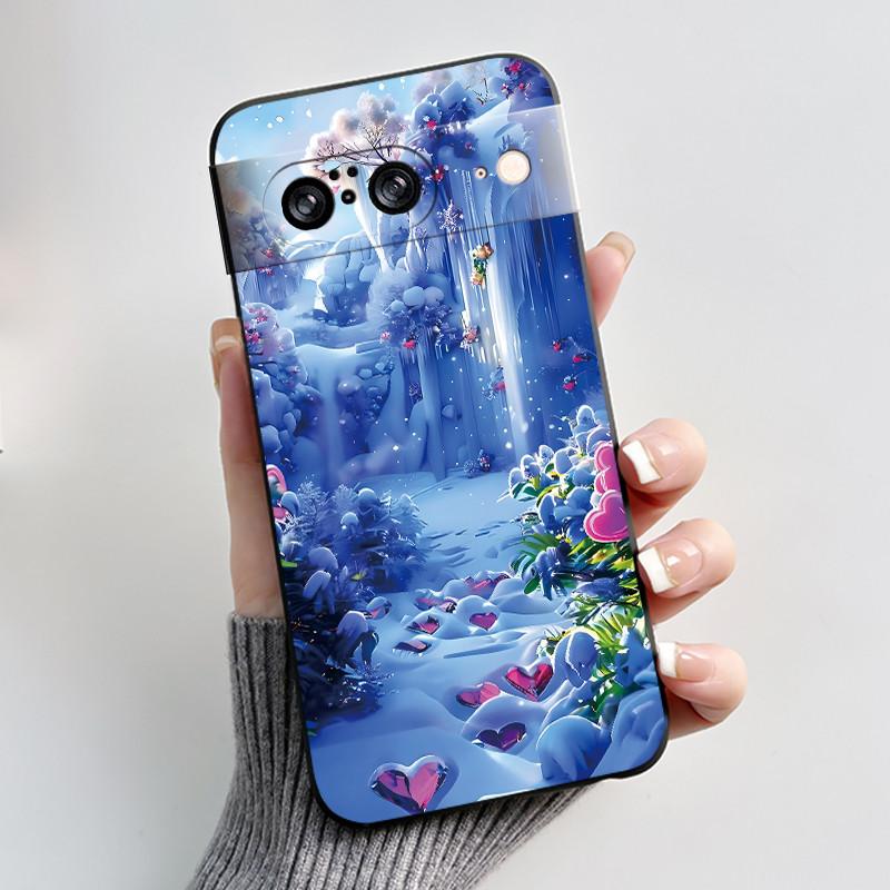 Casing For Google Pixel 8 Pro 8A Case Aesthetic Fashion Cute Cat Soft Silicone Shockproof Back Cover Ultra Slim Thin Phone Case