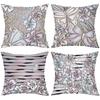 2D flat printing Floral & Butterfly Patterned Decorative Cushion Covers Polyester pillowcase, sofa decorative cushion cov