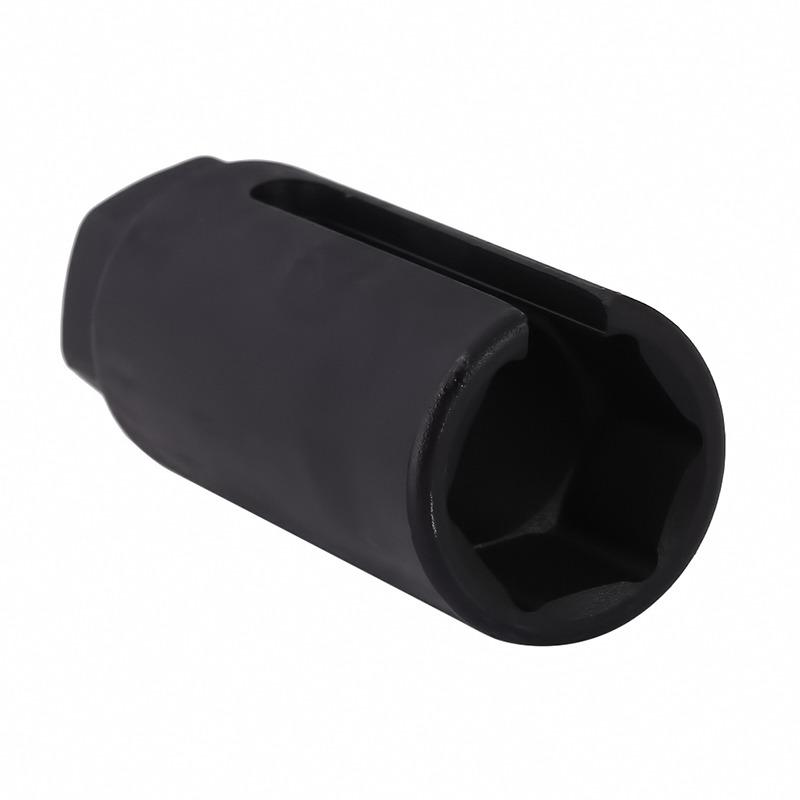 Sauerstoffsensor Demontage- und Montagewerkzeug Sensor Ausbau Nuss Schwarz Schmale Maulweite Kit Autowerkzeuge 1/2 Zoll Antrieb 8mm Schlitz CR-V Stahl