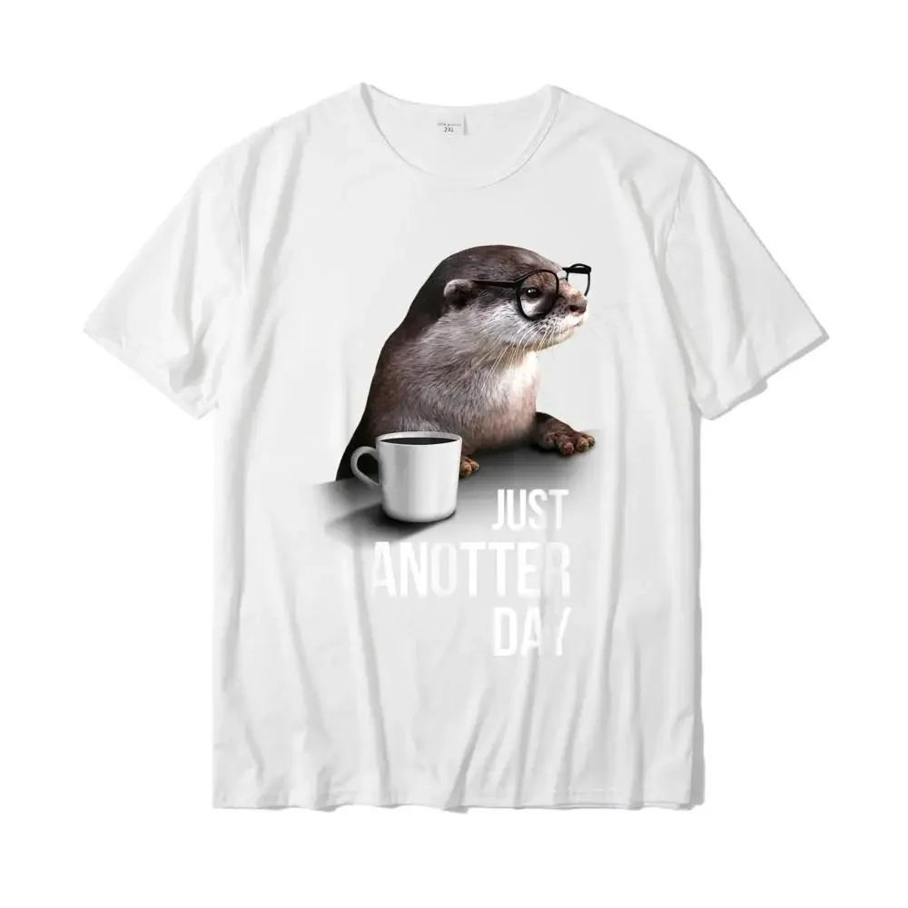 Funny Otter T-shirt - Rust Anotter Day for Otter Lover Funky Women's T-shirt Top T-shirt Casual