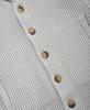 Gray Cotton Knit Cardigan by BB Cream