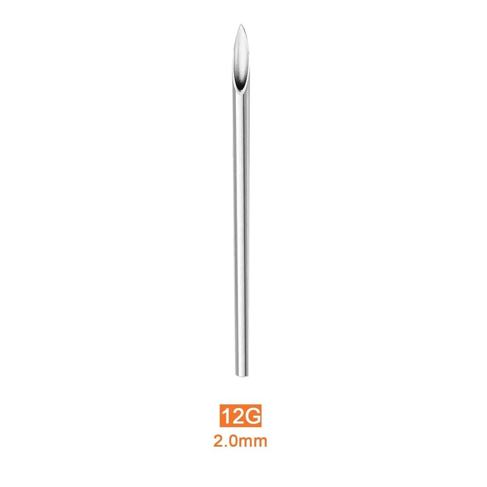 100/50/5PCS Sterile Body Piercing Needles 12/14/16/18/20G Stainless Steel Disposable Piercing Needle for Nose Ear Piercer Tools