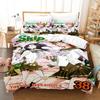 Skip Beat! Beding Set Single Twin Ful Quen King-Size Abmessungen Abmessungen Bettwäsche Set Erwachsene Kinder Schlafzimmer dreiteilige Anzüge 3D-Druck Anime Bett