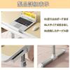 Vinnatsu Bed Desk Folding Table Low Table Office Desk Lap Desk Folding Lap Desk Arm Protection PC Computer Table Height Adjustable Angle Lightweight