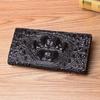 Thailand Crocodile Leather Wallet Men's Long Two-fold Business Suit Clip Casual Handbag Multi-card Genuine Bone