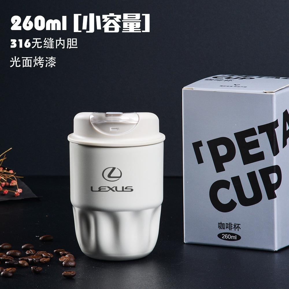 Portable Ice Cup Travel Coffee Mug Spill Proof With Lid Car Thermos Cup For Lexus IS250 Ct200h LS430 LX570 NX300h IS300h RX330 E AES1