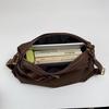 2026 Korean Style One-Shoulder Women's Large Capacity Crossbody Bag - High-End Solid Color Tote