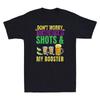 Don't Worry I've Had Both My Shots and Booster Mardi Gras Vintage Men's T-Shirt