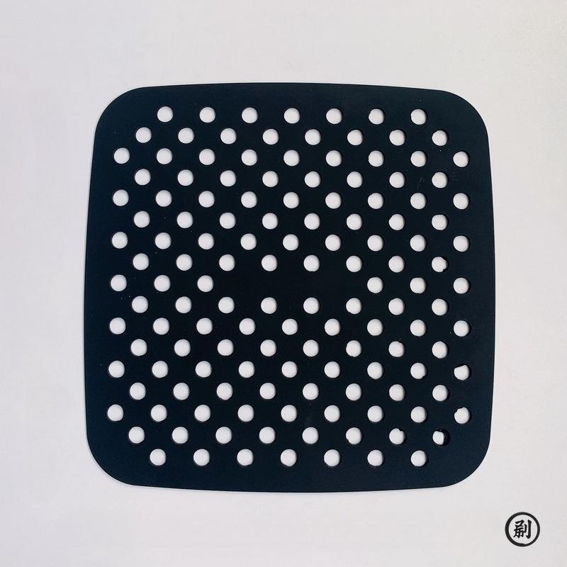 

Многоразовые вкладыши для аэрофритюрницы 5 кварт или больше - Легкая очистка аэрофритюрницы Безопасны для посудомоечной машины Заменитель пергаментной бумаги с антипригарным покрытием чёрный