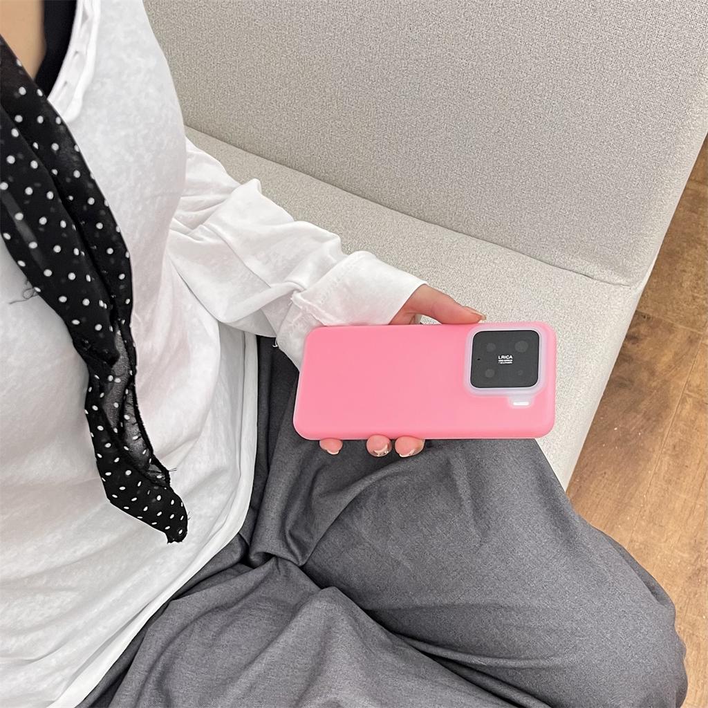 Fashion Jelly Liquid Silicone Neon Matte Skin Case For Xiaomi Mi 15 14 13 K70 Ultra K80 Pro Official Candy Color Shockproof Capa