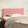 VidaXL Headboard Bedroom Furniture Single Bed Accessory Bed Frame Head Home Interior Pink 346129