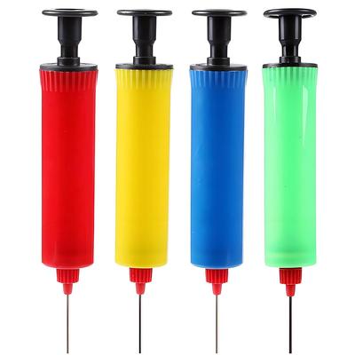 Inflator Hand Luftpumpe Nadel Ball Adapter Fußball Basketball Zufällige Farbe