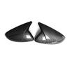 For Volkswagen Golf MK7/7.5 2014- Car Side with Horn Rearview Mirror Cover Trim,black Carbon Fiber Turn Signal Mirror