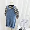 Baby Boy Solid Denim Overalls Child Jean Pants Infant Jumpsuit Children's Clothing Kids Overalls Autumn Girls Outfits