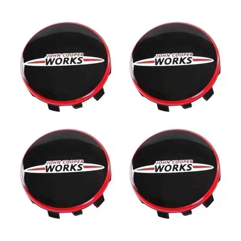 

4PCS 54mm 56mm Car Wheel Center Hub Caps Cover Emblem Badge For BMW Mini Cooper One S JCW R55 R56 R57 R58 R60 F55 F56 Clubman