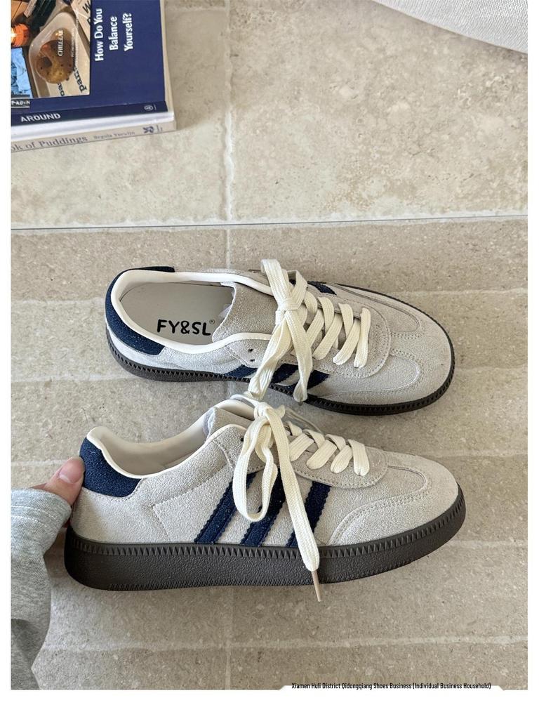 Dafa Girl Women's Retro Cortez Dad Shoes - 2025 Autumn/Winter Thick-Soled Breathable Sports Casual Sneakers