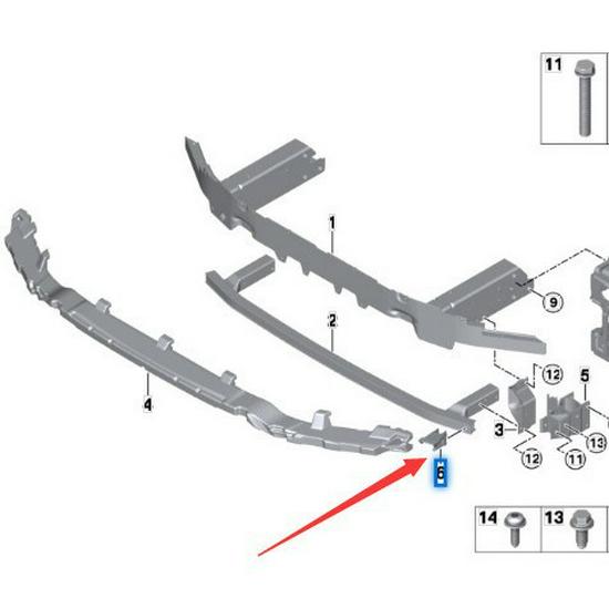 BMW X3 G08/G01 Front Small Bracket 51117469880