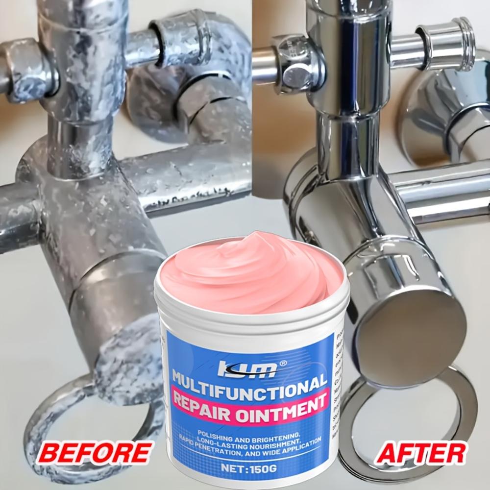 KM Multi-Purpose Pink Care Cream – Gentle Formula for Metal & Ceramic Surfaces, Long-Lasting Scent, Ideal for Tiles, Sinks, Bath