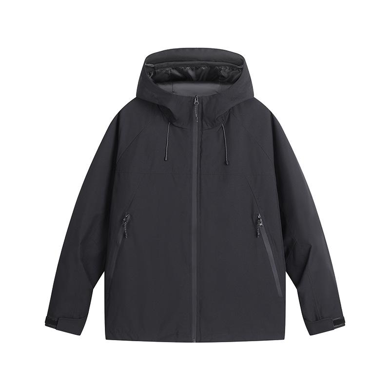 

Унисекс Ветрозащитная, Водонепроницаемая Спортивная Ветровка – Идеальна для Альпинизма, Пеших Походов и Активного Отдыха. XL чёрный