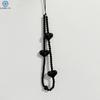 Korean Black Heart Phone Charm Straps Acrylic Beaded Cell Phone Chains Handy Wristlet String Lanyard Y2K Jewelry Accessories
