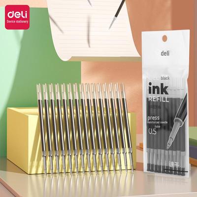 Συσκευασία 10 τεμαχίων Ανταλλακτικά Στυλό Gel 0,5mm – Πλήρεις Μύτες Βελόνας και Σφαίρας, Μελάνι με Βάση Νερό