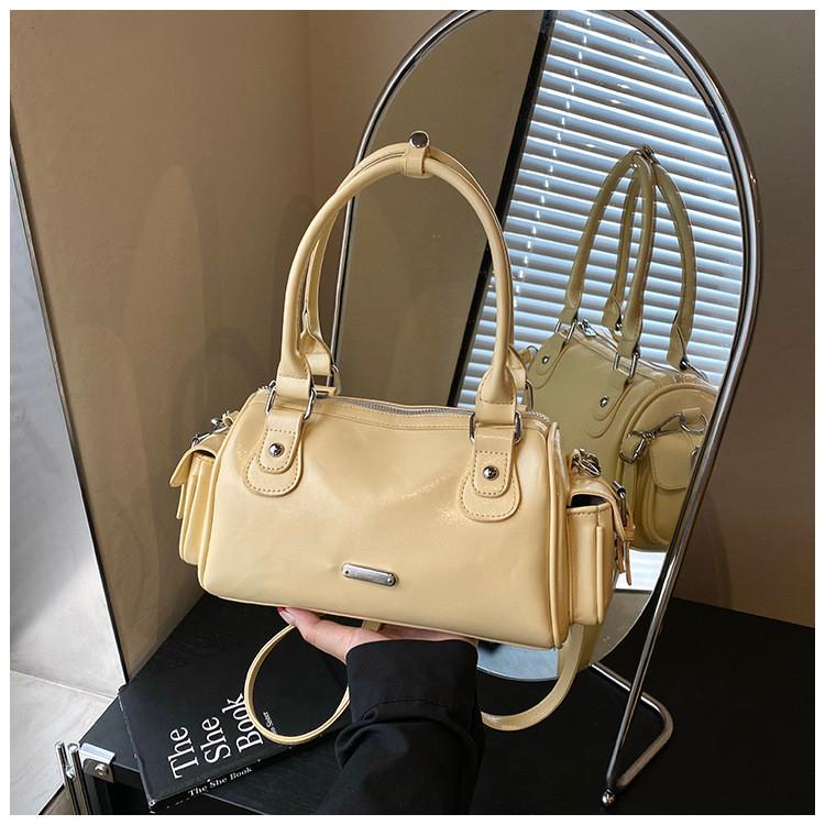 IELGY Korean Version High-End Fashion All-Match Portable Commuter Bowling Bag