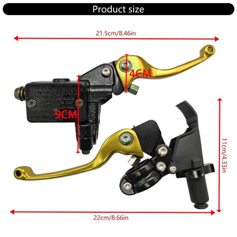 1 Pair Motocross Brake Clutch Levers Handle Universal Replacement Clutch Brake Handle Lever for Dirt Bike Clutch Lever