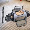 Aviation Foldable Breathable Expandable Four-Door Portable Pet Carrier