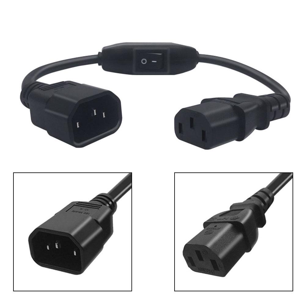 For Electric Kettles IEC Power Cable Extension Power Cable Home Office Use Leak-Proof Design Oxygen-Free Copper