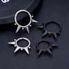 Inele Clicker Septum Spike Titan F136 G23 16G Inele Piercing Septum cu Balama Inele Nas Cercuri Cartilaj Helix Tragus Cercei Bijuterii Body