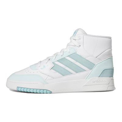 Originals Drop Step High Top Skate Shoes Women Sneakers White Blue HQ6983