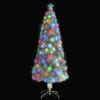 VidaXL Arbre de Noël Artificiel Pré-éclairé, Sapin de Noël avec LED, Décoration de Vacances, Ornement de Fête Intérieur 328453