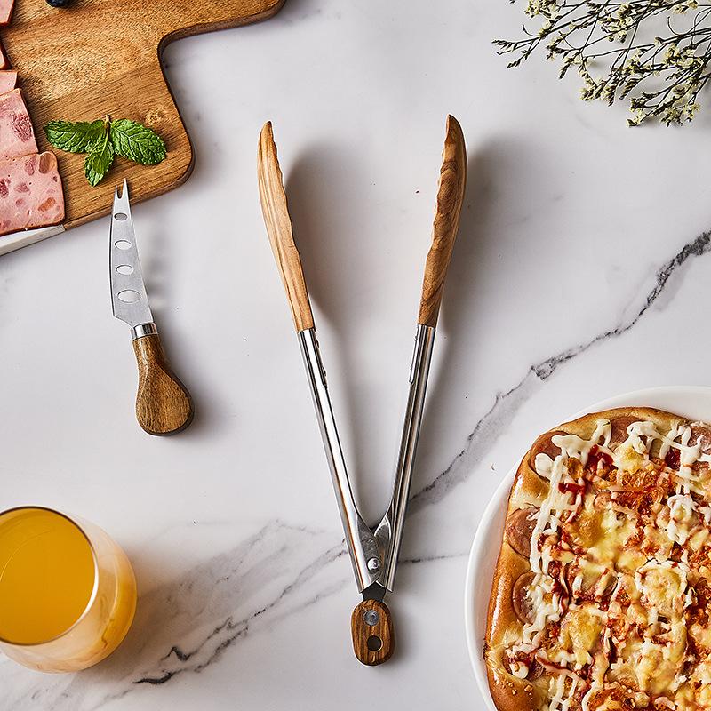 BBQ Grilling Tong Salad Bread Dessert Tong Food Clip Non-Stick Barbecue Clips Cooking Tong Kitchen Accessories
