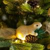 Simulated Craft Christmas Squirrel Ornament Artificial Foam Table Decor  Garden Decoration