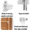 60PCS 5mm/0.2Inch Shelf Support Pins, Plastic Cabinet Shelf Pegs, Clear Shelf Support Pegs for Bookshelf, Kitchen, Display Cabinet