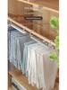 Goose-Shaped Stainless Steel Retractable Pants Hanger – Foldable Multifunctional Clothes & Storage Clip