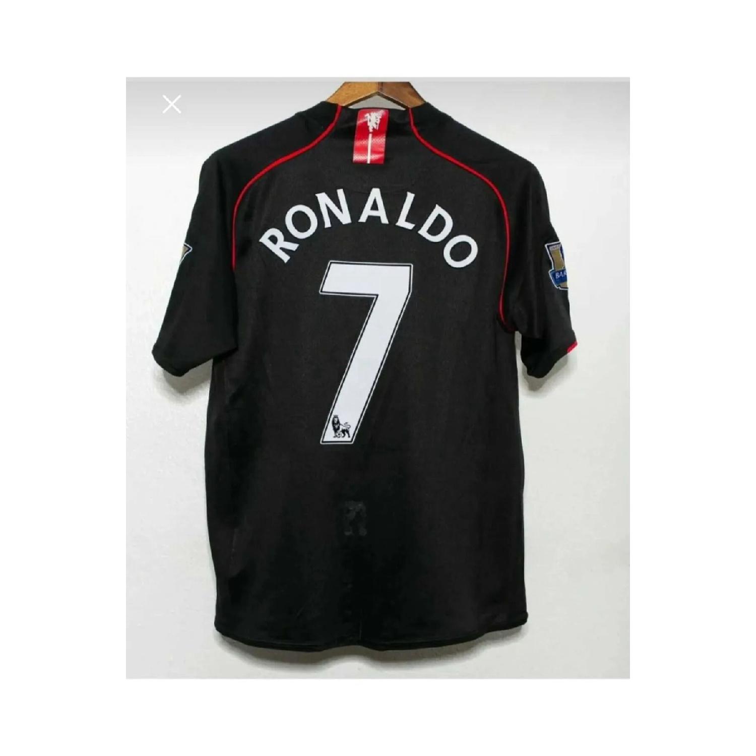 

Криштиану Роналду 2008 с коротким рукавом/Джерси Лиги чемпионов, черный S чёрный