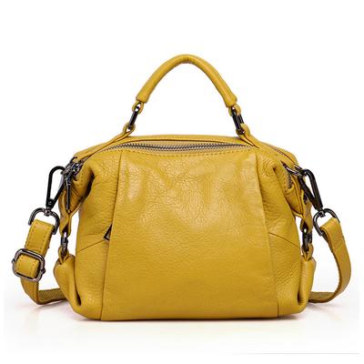 Borse a tracolla da donna alla moda Boston Borsa a tracolla da donna Borsa piccola in vera pelle da donna Borse a tracolla in pelle di vacchetta